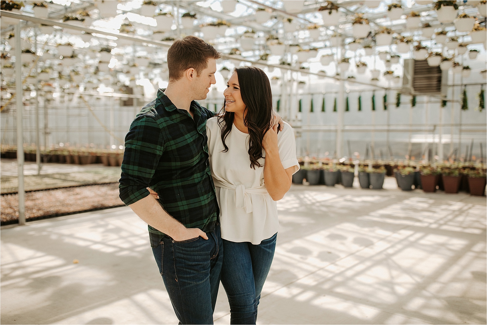 Greenhouse-engagement-session-in-Grant-Park-IL.-Krystal-Richmond-is-a-Chicagoland-Wedding-Photographer.