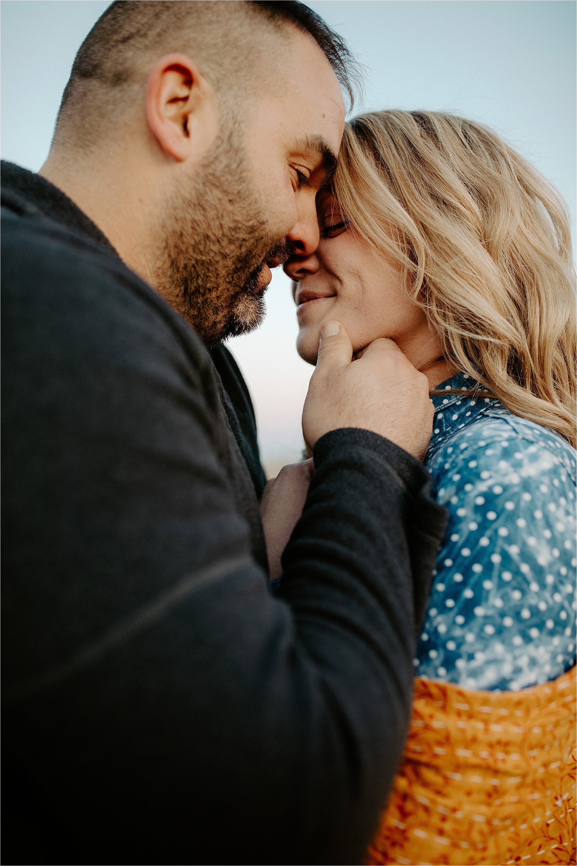 Sunset engagement session in the country of Kankakee, IL. Krystal Richmond is a natural light Engagement and Wedding Photographer in the Chicagoland area. 