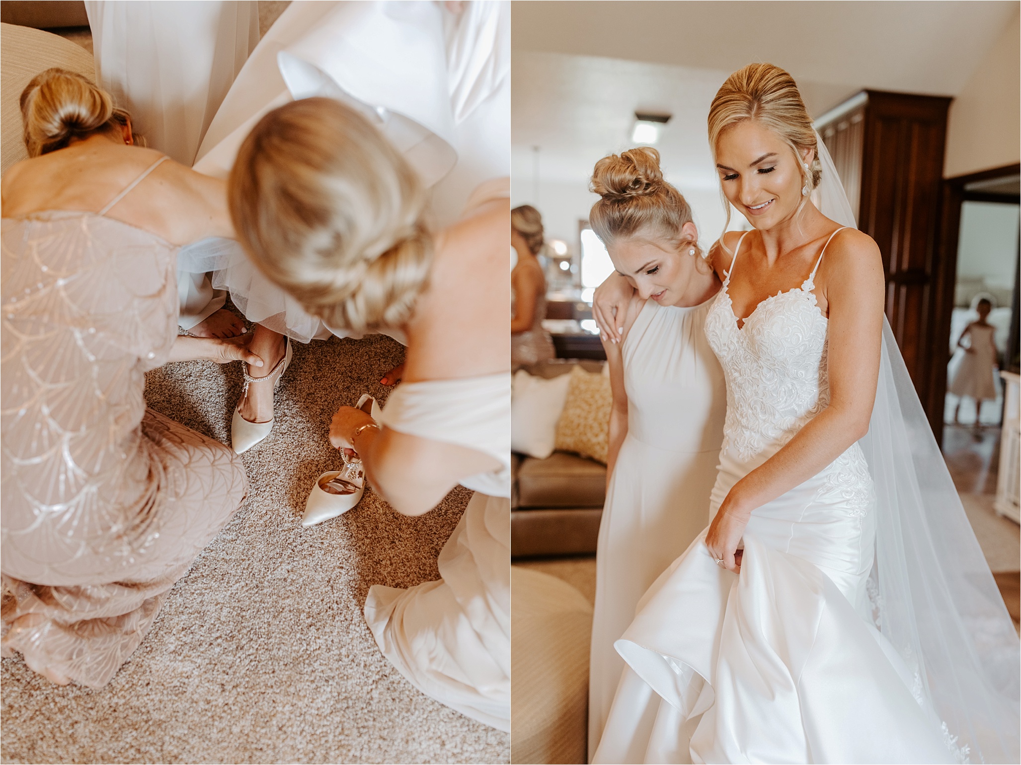 Summer Wedding Day at Millers Farm Barn in Central Illinois. Krystal Richmond Photography