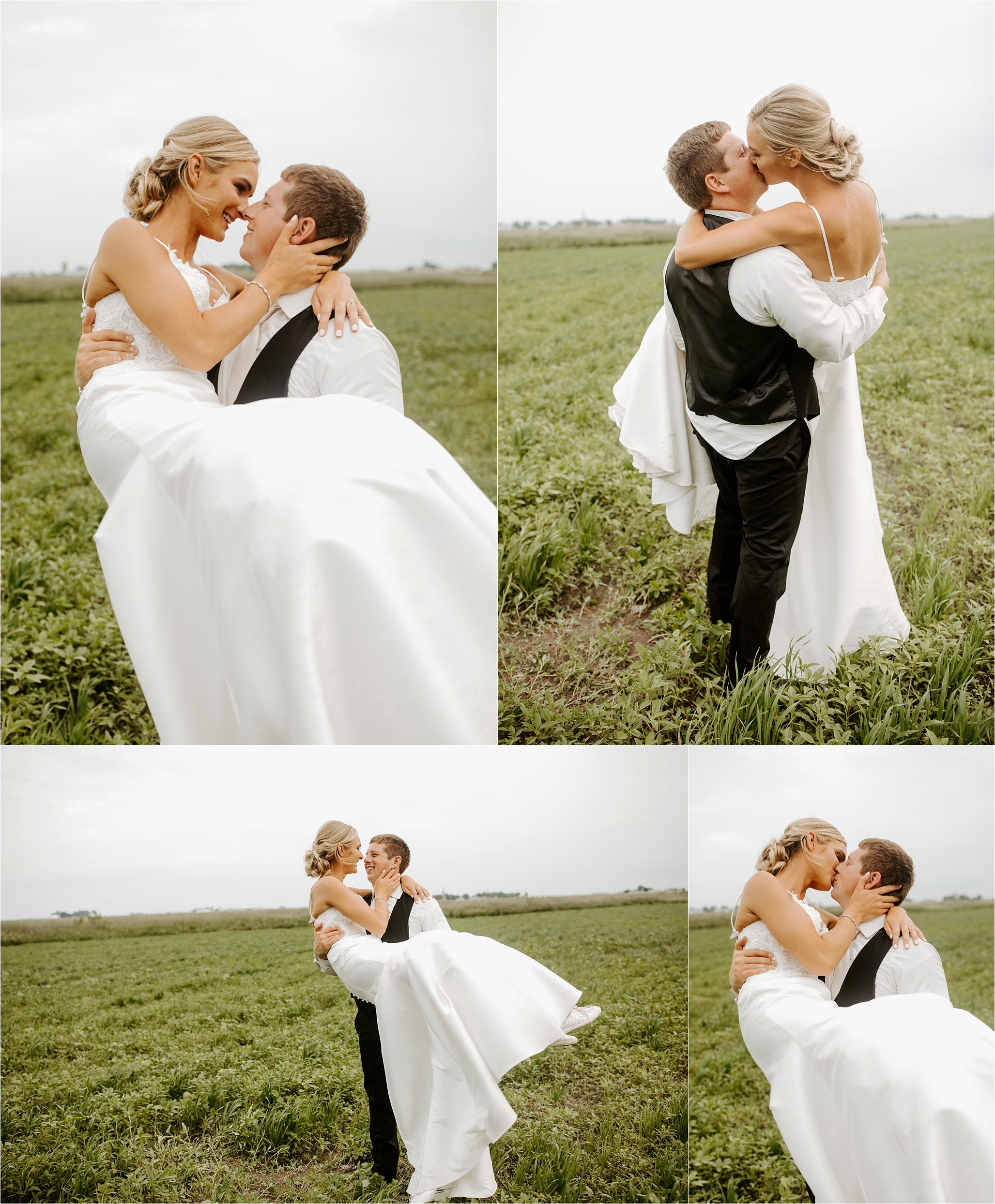 Summer Wedding Day at Millers Farm Barn in Central Illinois. Krystal Richmond Photography