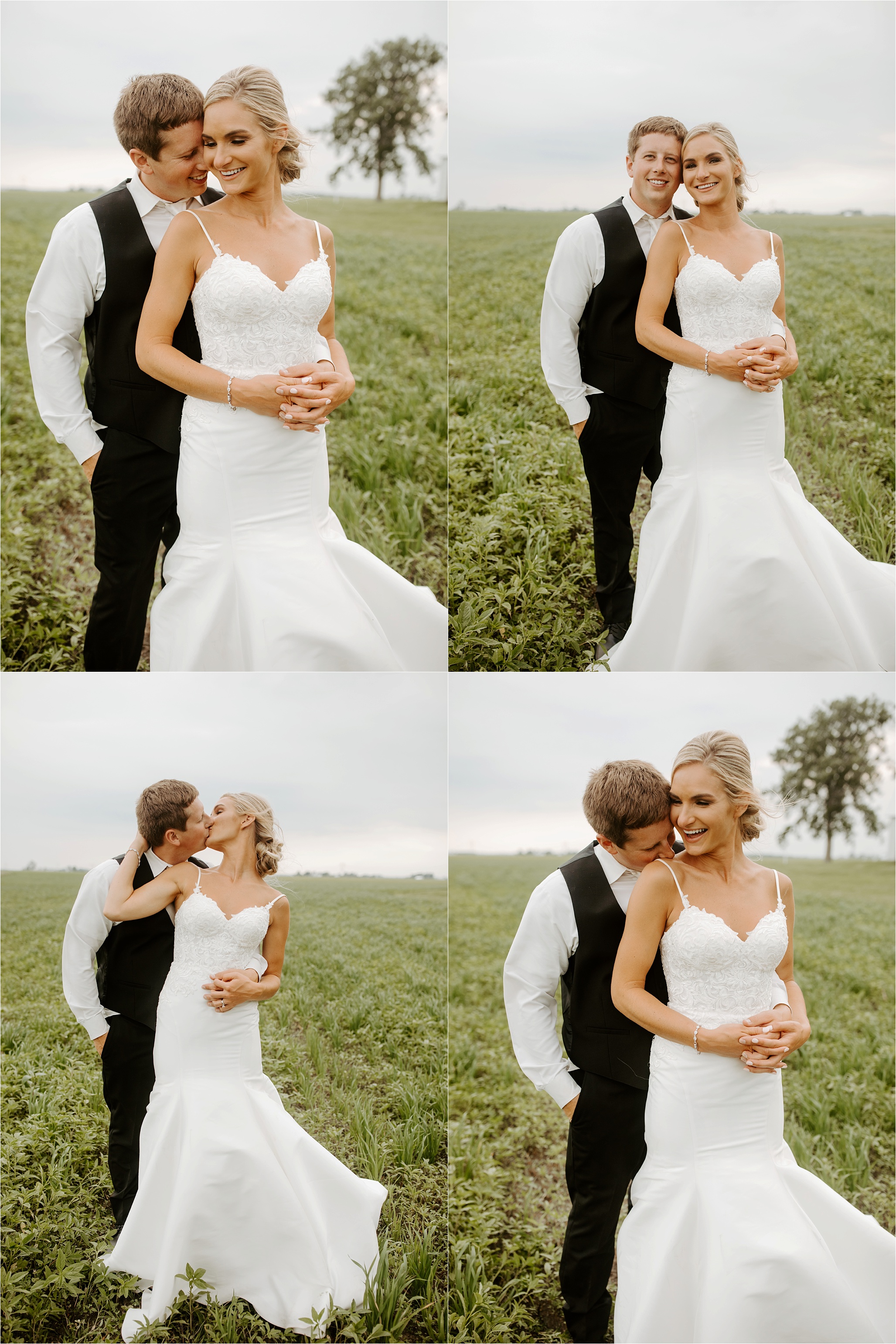 Summer Wedding Day at Millers Farm Barn in Central Illinois. Krystal Richmond Photography