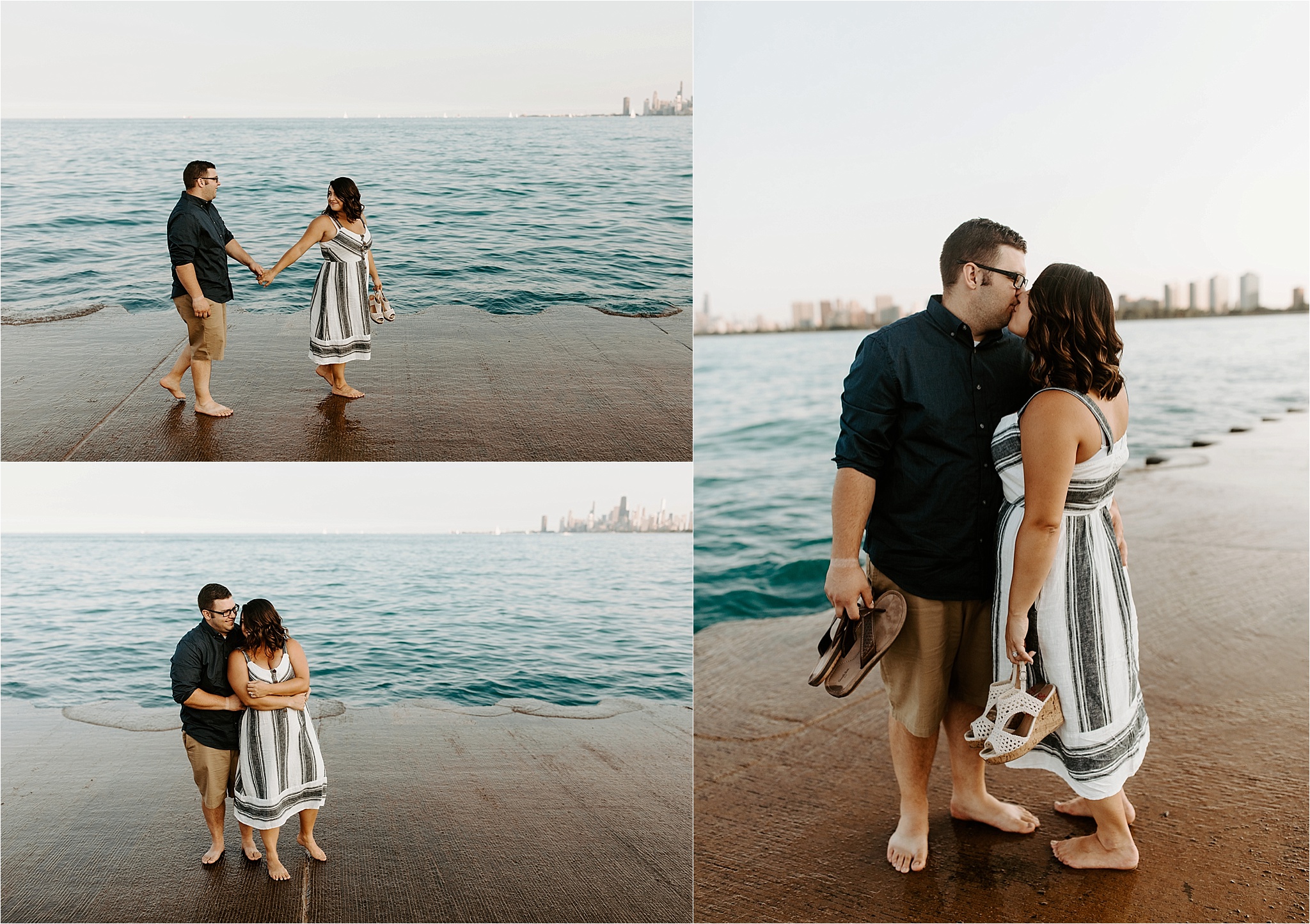 Anniversary Session at Montrose Harbor in Chicago, IL. Krystal Richmond Photography